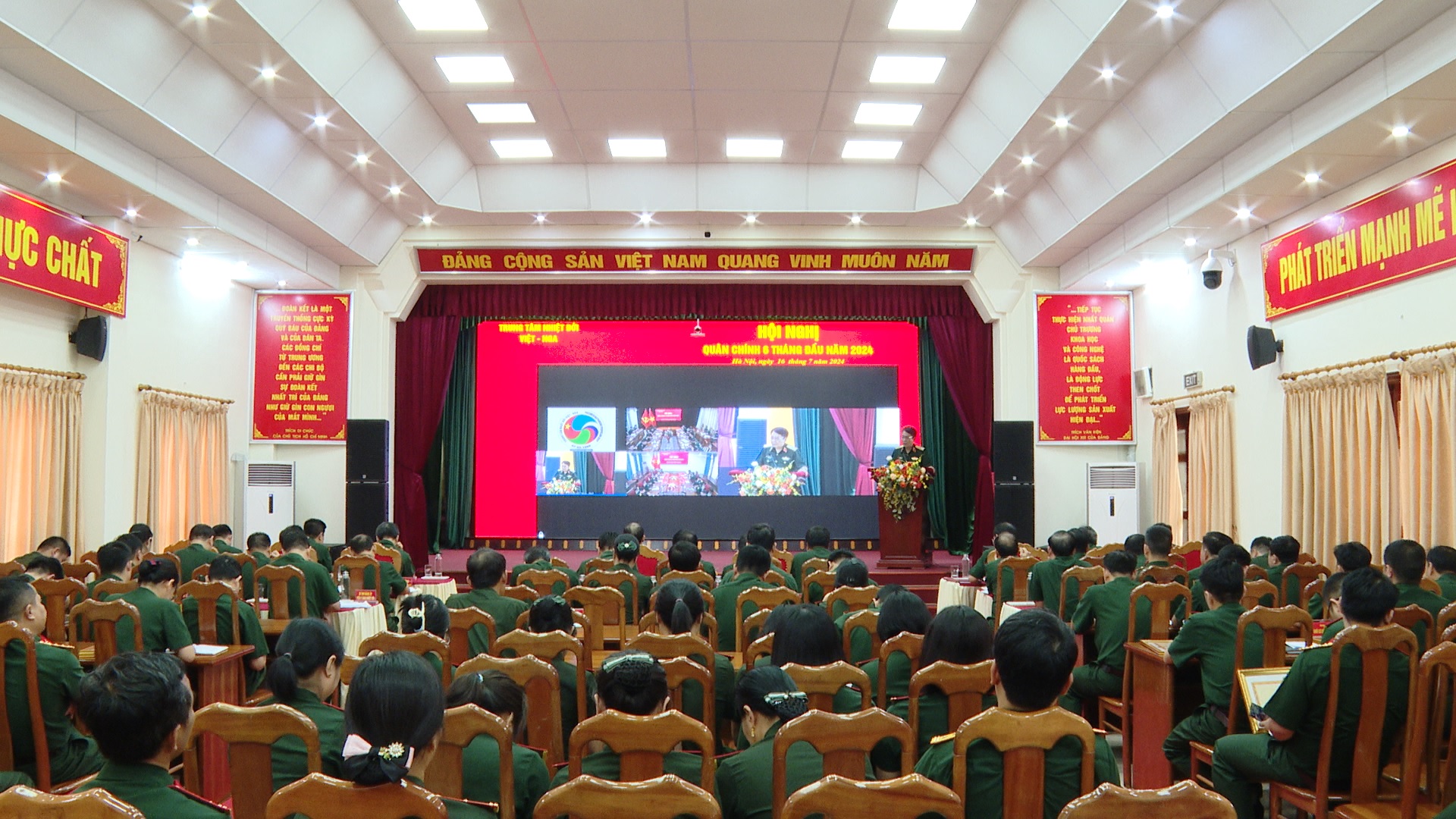Trung tâm Nhiệt đới Việt - Nga tổ chức Hội nghị quân chính 6 tháng đầu năm 2024